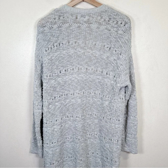 Nicole Miller Women's Size Medium Open Front  Crochet Knit Cardigan - Picture 14 of 16